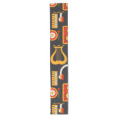 Chemin De Table Long Instruments de musique (Devant)
