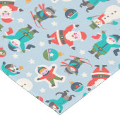 Chemin De Table Long Joli et drôle Noël non-directionnel Ditsy (Coin)