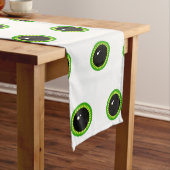 Chemin De Table Long Joli et drôle, yeux verts (In Situ)