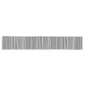 Chemin De Table Long Joli noir blanc aztèque design motif (Horizontal)