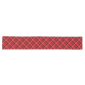 Chemin De Table Long Joli Ruby Red Plaid Motif Grande Table Runner (Horizontal)