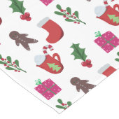 Chemin De Table Long Jolie Noël Chocolat chaud Vacances d'hiver (Coin)