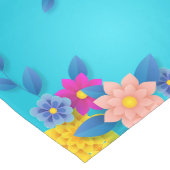 Chemin De Table Long Jolies fleurs de printemps (Coin)