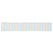 Chemin De Table Long Jolies rayures géométriques pastel (Horizontal)