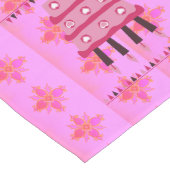 Chemin De Table Long Joyeux anniversaire avec beaucoup d'amour imprimé  (Coin)