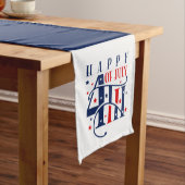 Chemin De Table Long Joyeux Jour de l'Indépendance 4 juillet (In Situ)