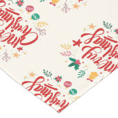 Chemin De Table Long Joyeux Noël (Coin)