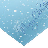 Chemin De Table Long Joyeux Noël Snowflakes (Coin)