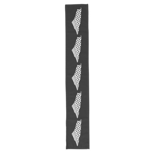 Chemin De Table Long Keffiyeh, carte de Palestine Kufiya (Devant)