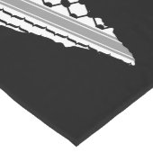Chemin De Table Long Keffiyeh, carte de Palestine Kufiya (Coin)