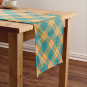 Chemin De Table Long Kingfisher Tartan Table Runner (In Situ)