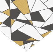 Chemin De Table Long La géométrie d'art moderne - noire et blanc avec (Coin)