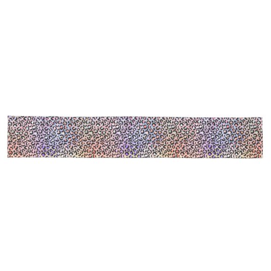 Chemin De Table Long La Série Iridescent Leopard Design 7 (Horizontal)