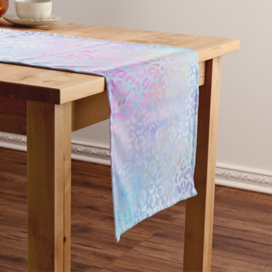 Chemin De Table Long La série Iridescent Leopard Design 9 (In Situ)