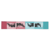 Chemin De Table Long Lagon de jardin fractal & rose A (Horizontal)