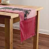 Chemin De Table Long Lagon de jardin fractal & rose A (In Situ)