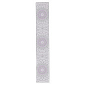 Chemin De Table Long Lavande et vert Mandala Motif Design (Devant)