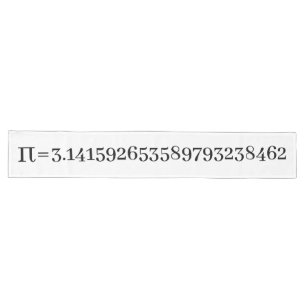 Chemin De Table Long Le nombre Pi Math & Science Lovers'