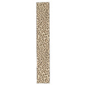 Chemin De Table Long Leopard en cuir Imprimer Motif Monogramme (Devant)