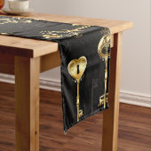 Chemin De Table Long Les Patters de Seamless avec Golden Keys (In Situ)