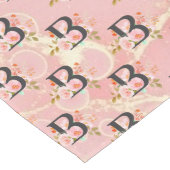 Chemin De Table Long Lettre B (Coin)