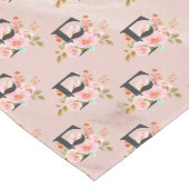 Chemin De Table Long Lettre F (Coin)