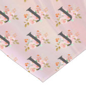 Chemin De Table Long Lettre J (Coin)