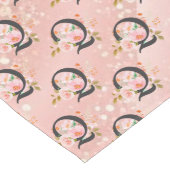Chemin De Table Long Lettre Q (Coin)
