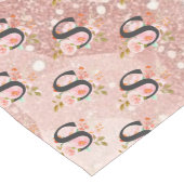 Chemin De Table Long Lettre S (Coin)