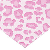 Chemin De Table Long Ligne Leopard Preppy rose (Coin)