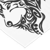 Chemin De Table Long Loup tribal (Coin)