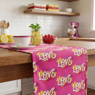 Chemin de table long LOVE