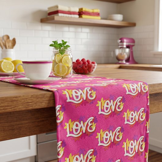 Chemin de table long LOVE