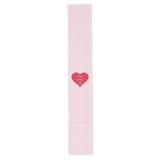 Chemin De Table Long Love Hearts Table Runner Gift for Husband (Devant)