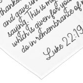 Chemin De Table Long Luc 20:19-20 KJV (Coin)