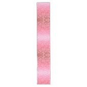 Chemin De Table Long Lueur de rose immobile (Devant)