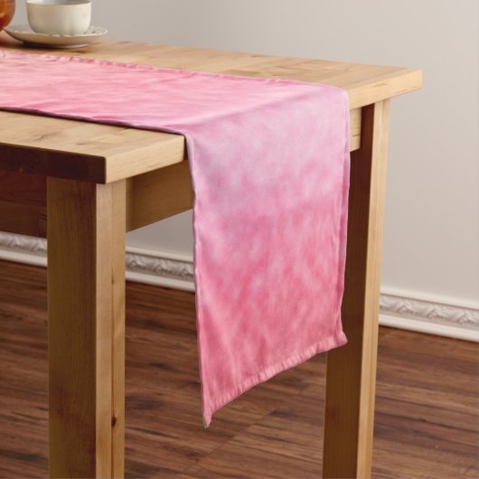 Chemin De Table Long Lueur de rose immobile (In Situ)