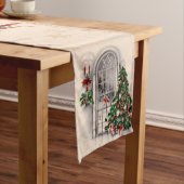 Chemin De Table Long Lumières de fenêtre de Noël (In Situ)