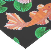 Chemin De Table Long Lys d'eau et Koi Poisson Coureur de table (Coin)