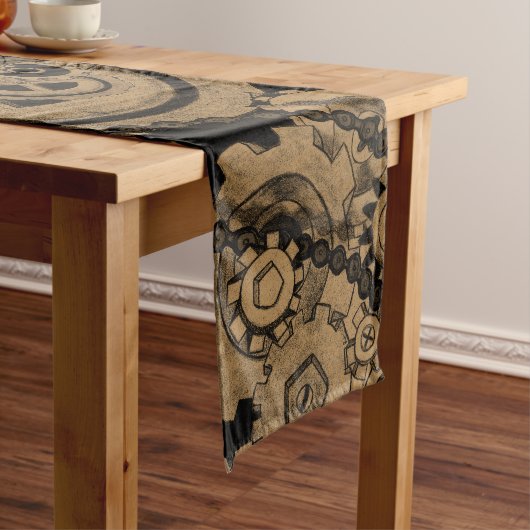 Chemin De Table Long Machines à vapeur (Brassy) (In Situ)