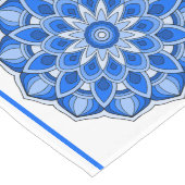 Chemin De Table Long Mandala en bleu (Coin)