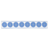 Chemin De Table Long Mandala en bleu (Horizontal)