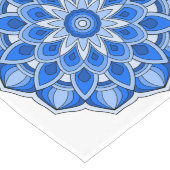 Chemin De Table Long Mandala en bleu (Coin)