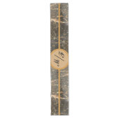 Chemin De Table Long Marbre élégant personnalisé (Devant)