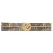 Chemin De Table Long Marbre élégant personnalisé (Horizontal)