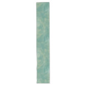 Chemin De Table Long marbre vert abstrait (Devant)