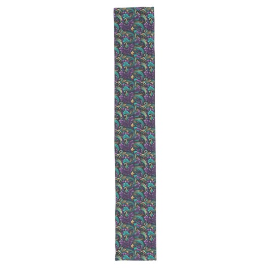 Chemin De Table Long Mardi Gras Print (Devant)
