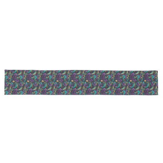 Chemin De Table Long Mardi Gras Print (Horizontal)