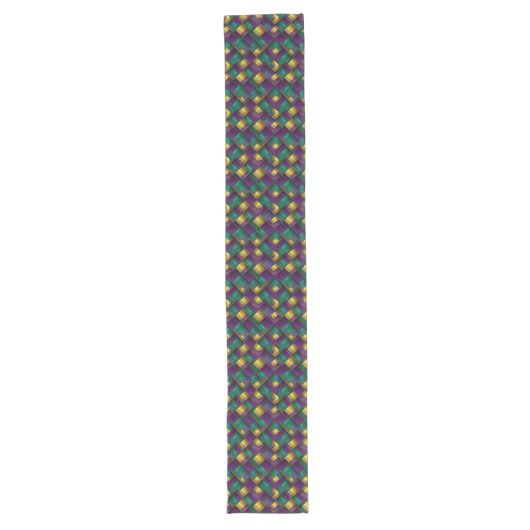 Chemin De Table Long Mardi Gras Print (Devant)