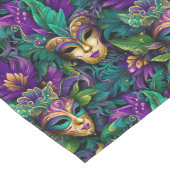Chemin De Table Long Mardi Gras Print (Coin)